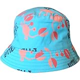 Baby Boys Blue Crabs & Robots Bucket Style Summer Sun Hat
