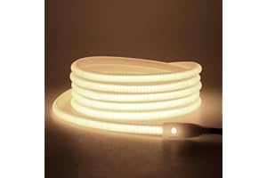 KISUFU 220V COB Ruban Led Flexible Néon Bande Led, 288 LEDs/M IP65 Etanche 50cm peut être coupé Bandeau LED pour Intérieur/Extérieur Maison Chambre Cuisine Décoration