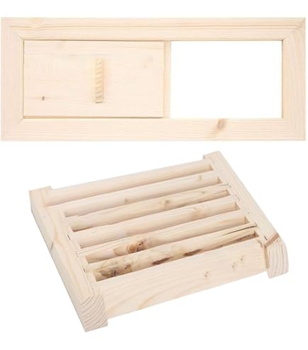 1 Set Sauna Ceder Air Vent Jaloezieën Grille Zomer