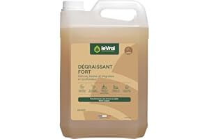 LE VRAI PROFESSIONNEL - Dégraissant Fort Multi-Usages - Entretien Sols - Autolaveuse/Nettoyeur Haute Pression - Apte au Contact Alimentaire - Senteur Pin des Landes - Fabrication Française - Bidon 5L