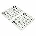 2 Sheets HSC005 Cross Temporary Tattoo Stickers Waterproof Body Art Stickers