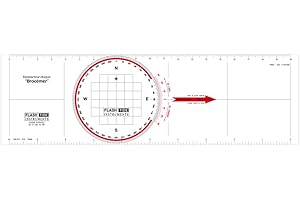 FLASH-TIDE INSTRUMENTS Flash-Tide - Règle Rapporteur de Navigation Brocémer