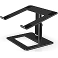 GOKEDA Laptop Stand for Desk, Aluminum Portable Ventilated Laptop Riser, Ergonomic Adjustable Macbook Stand Compatible with MacBook Air Pro, Dell, HP, Lenovo Samsung (More 11-17" Laptops)