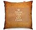 Produktbild Unbekannt VINTAGE Keep Calm And Drink Tea Sofa Cushion Kissen - (45x45cm) Medium