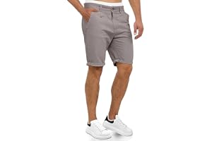 ZOXOZ Herrshorts Bomull Sommar Med Fickor Klassiskt Snitt Bekväma Andningsbara Casual Stil