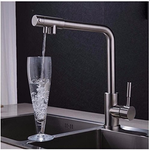 Preisvergleich Produktbild LHbox Tap Feldspritze Auswurfkrümmer Küchenarmatur Edelstahl Wasseraufbereiter Direkte Trinkwasser Wasserhahn Single Küche Wasserhahn Einloch Küche Küche Spüle Wasserhahn
