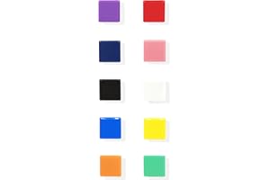ZDZBLX Imanes Nevera, 10 Piezas Imanes Potentes Imanes Pizarra Magnetica, Iman Cuadrados Imanes Pequeños Imán Colores Magnet, para Pizarra Magnetica Nevera, Oficina, Calendarios, Mapas (10 Colores)