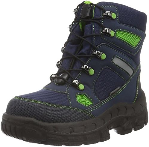 Richter Kinderschuhe Boys’ Davos Warm-Lined Short-Shaft Boots and Bootees Blue Size: 8.5 Child UK