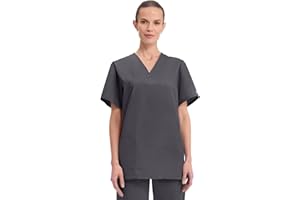 Cherokee - Mundur, kaseta unisex z dekoltem w serek, linia Originals, rozmiar L, kolor cyny, 18142