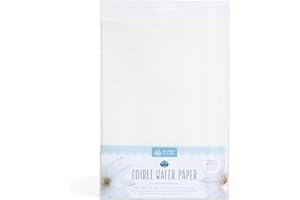 Squires Kitchen Edible Wafer Paper (White) A4 Size Pack of 10