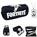 Produktbild Fortnite Federmäppchen, große Kapazität Schreibwaren Bleistift Tasche Tasche Canvas Cosmetic Organizer mit zwei großen Taschen für Jungen, Mädchen, Teens, Erwachsene (3)
