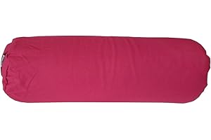 BROW FARM LTD. A GROWING COMPANY Yoga Bolster Filled with Organic Buckwheat Hulls - Deluxe