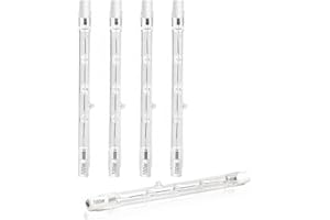 DoRight Lampadina Alogena R7S 118mm 100W Dimmerabile Lineare Lampada Alogena Bianco Caldo 2800K T3, Tipo J118 per Lavoro, Sicurezza, Illuminazione Paesaggistica, Lampade 1500lm AC 220-240V(5 pezzi)