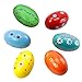 Produktbild Musik-Ei,BEETEST 6 STÜCKE 10x6 cm Bunte Baby Kinder Holz Musical Percussion Egg Shakers Maracas Spielzeug für 0-3 Jahre alte Zufällige Farbe