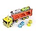 Produktbild ThinkGizmos Reibungsbetriebener Spielzeug mit Lichtern und Sound – Reibungsbetriebener Spielzeug-LKW (geschützte Marke) (Autotransporter)