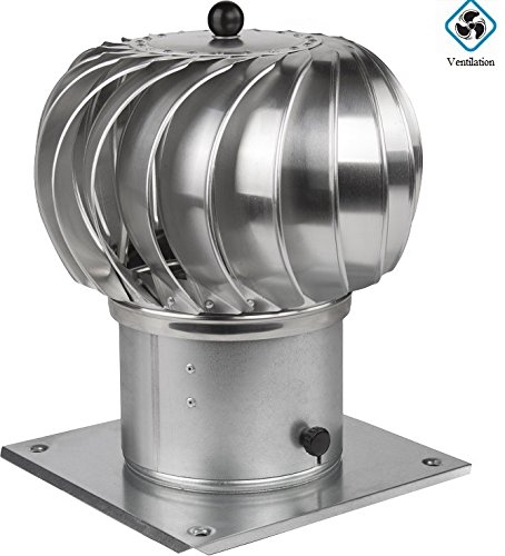 Preisvergleich Produktbild Kaminaufsatz drehbarer Kugelaufsatz Schornsteinaufsatz Lüftungsaufsatz Ofen Kamin Turbo (150mm)