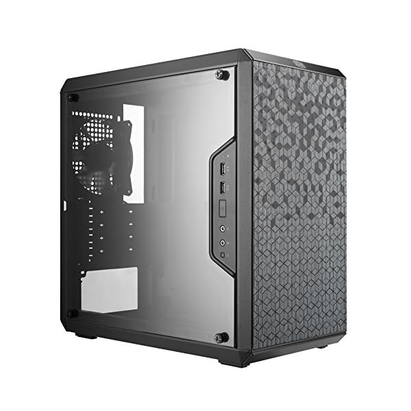Cooler Master MasterBox Q300L – Caja de Ordenador Mini Torre mATX con Vista Total Panel Lateral, Cableado Ordenado y…
