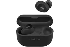 ‎JABRA Jabra Elite 10 bezprzewodowe słuchawki douszne Bluetooth z zaawansowaną aktywną redukcją szumów Jabra, 6 wbudowanymi mikrofonami i dźwiękiem Dolby Atmos - błyszcząca czerń