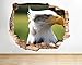 Produktbild tekkdesigns G328 Eagle Bird Prey Schlafzimmer Cool zerstörten Wand Aufkleber 3D Kunst Aufkleber Vinyl Raum