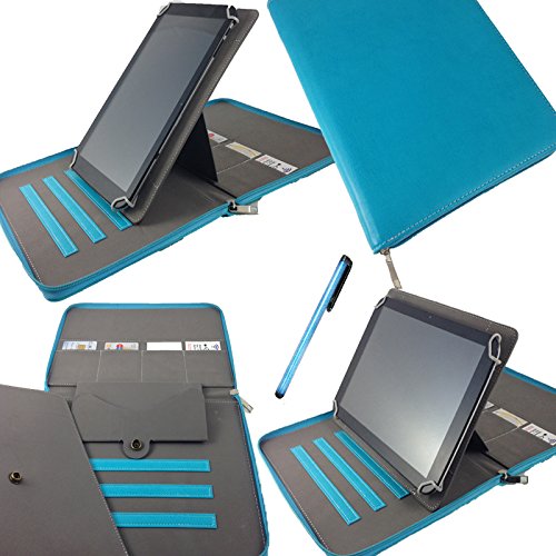 HP HP8 1401 19,93cm 7,85 Zoll Tablet PC Tasche mit Standfunktion - Reißverschluss 360° Türkis 7,85 zoll