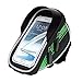 Produktbild Daozea Fahrrad Front Rahmen Tasche Tube Lenkertasche Wasserdicht 14 cm Handy, Grün