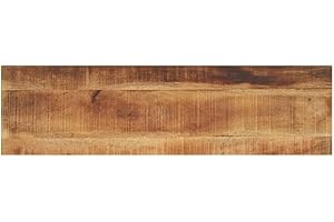 ‎VIDAXL vidaXL Tischplatte, Holzplatte für Esstisch Couchtisch, Massivholzplatte Rustikales Design, Ersatztischplatte, 120x20x2,5cm Rechteckig Raues Massivholz Mango
