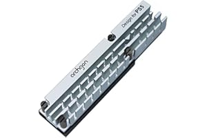 ‎ARCHGON Archgon M.2 SSD Kühlkörper für PCIe NVMe 2280/22110 Kühler für PS5, Workstation, Server, Rugged Computer, IPC, Industrielle Computer, Gaming PC, HS-1110-S-PS5, Silber