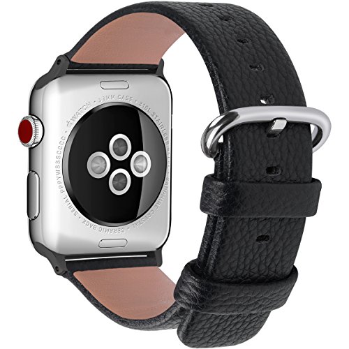 Fullmosa Compatible Correa Apple Watch 38mm 42mm Cuero 15 Colores Correa para Apple Watch iWatch Serie 3 Serie 2 Serie 1 Negro 38mm reviews Fullmosa Compatible Correa Apple Watch 38mm 42mm Cuero 15 Colores Correa para Apple Watch iWatch Serie 3 Serie 2 Serie 1 Negro 38mm
