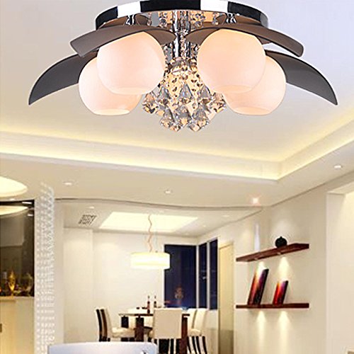Preisvergleich Produktbild LED moderne Lampe Kristall Lampe Atmosphre Schlafzimmerlampe Glasdecke unbedeutendes Wohnzimmer f¨¹nf Dimensionen 680 x 310 Funkschalter E27 Lampenfassung