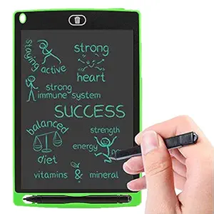 OMERA Portable LCD Writing Board Slate Drawing Record Notes Digital Notepad with Pen Handwriting Pad Paperless Graphic Tablet for Kids at Home School, Writing Pads, Writing Tablet-- (Multi) Pack of 1