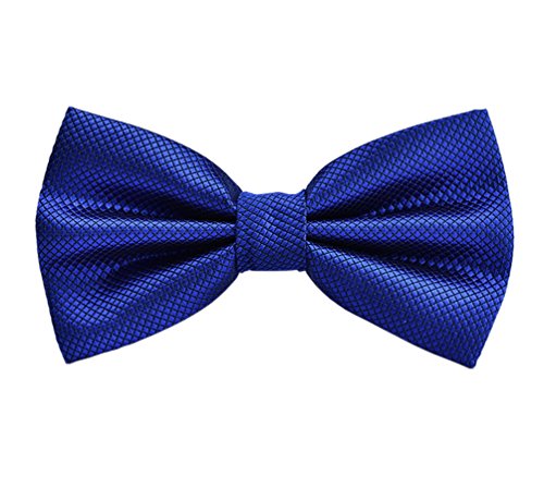 Corbatas de lazo pre-atadas clásicas para hombres Corbata de lazo formal de esmoquin Longitud ajustable para la fiesta de bodas Corbata de corbatas lisa y elegante