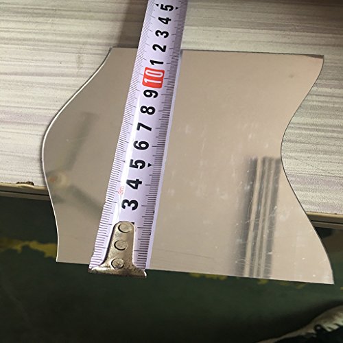 6pcs Silber Wellenmuster Dekor Kunst Abziehbild Spiegel Stil Wandaufkleber Kindzimmer - 6