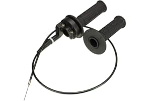 SPORTULI Throttle Handle Grip & Cable Replacement for 4-Stroke 50cc 90cc 110cc 125cc ATV Pit Bike