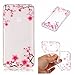 Produktbild Soft TPU Neu Huawei P10 Lite(2017)Hülle Durchsichtig Transparent Tasche Für 5,2-Zoll Huawei P10 Lite(2017) Hülle Silikon Muster [Blumen] hinten Ultra Slim Back Cover Schutzhülle Wasserdicht Stoßfest Case