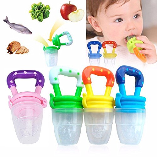 Hosaire Baby Schnuller Kinder Beruhigungssauger Kreativ Silikon Schnuller für 6-18M Mädchen,Junge(gelb) - 5