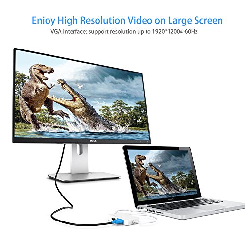 Lention Thunderbolt Mini DisplayPort auf VGA / DVI / HDMI – Kabel Adapter - 8