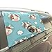 Produktbild Rtosd Kuh Weibliches Tier Faltbarer Hund Sicherheit Auto Gedruckt Fenster Zaun Vorhang Barrieren Protector Für Baby Kind Einstellbar Flexible Sonnenschutzabdeckung Universal Fit Für SUV