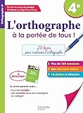 Image de L'Orthographe à portée de tous 4E