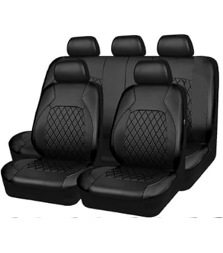 Coprisedili Auto Per Panda Serie 2 (2003-2012) - Set Completo Anteriori E Posteriori, Airbag Compatibile, Fucsia/Nero - Foto 7