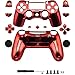 Produktbild Canamite® Case Hülle Gehäuse Chrome Modding Cover Shell für Playstation PS4 DualShock 4 Controller (Rot)