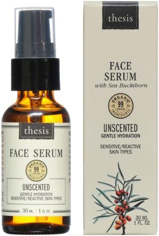 Organic Moisturising Face Serum for Sensitive Skin with Seabuckthorn