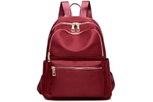 Narunii Sacs à Main Portés Dos Femme,Sac à Dos pour Femme,Petit Sac à Dos pour Femme Fille Convient aux femmes filles pour une utilisation quotidienne (Style 1,Rouge)