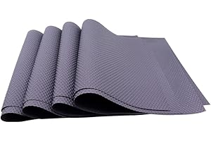 Panngu 8 antybakteryjnych mat na lodówkę, wilgotność, antypoślizgowa, zmywalna, do wkładanych półek lodówki, ochrona przed wilgocią, do samodzielnego przycięcia, mata do szuflad – szara