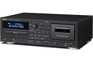 Teac Ad-850 Cassette y Reproductor de CD con grabadora USB, micrófono de Karaoke