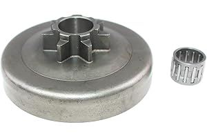 ICOOYO Tamburo frizione pignone per Husqvarna 340, 340E, 345, 345E, 350, 350E, 351, 353, 353XP, 445, 445E, 445 II, 445E II, 450, 450 II, 450E, 450E II