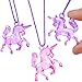 Produktbild German Trendseller® - 12 x Magische Einhorn Halsketten  NEU  Transparent  Mitgebsel  Kindergeburtstag  12 Stück