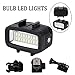 Produktbild hinmay 40 m wasserdicht Tauchen Licht, wiederaufladbar dimmbar LED Video POV Flash Füllen Licht, 6 W 20 LEDs 700lm mit 1900 mAh integrierte Wiederaufladbare Batterien für GoPro Hero 5/4/3 +/3/2/, Schwarz , Free Size