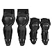 Produktbild Knie-/Ellenbogenprotektoren Bike-Protektoren für den Radsport, 4 Stk/Set Motorradschutzkleidung, Armor Herren Motorrad Knieprotektor