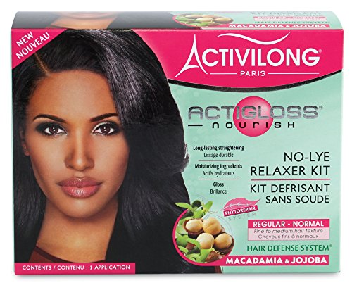 Activilong Actigloss Nourish Kit Défrisant sans soude Macadamia et Jojoba Normal Regular