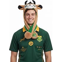 Calzini South Africa Rugby Springboks Unisex In Cotone – Calzini Per Tifosi Bokke, Taglia 38-46, Verde Con Logo, Regalo Per Appassionati Di Rugby